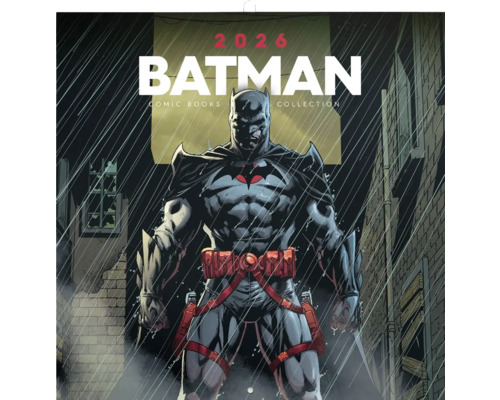 Poznámkový kalendár Batman Comics 2026 Kalendár komiksov Batman pre rok 2026