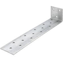 Dierovaný uholník z kovu