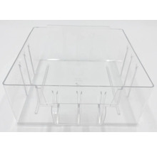 Priehľadný plastový úložný box