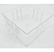 Priehľadný úložný box z plastu