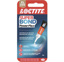 Loctite Super Bond Power Flex Gel sekundové lepidlo s nulovým obsahom plastového blistra