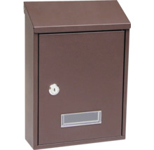 Poštová schránka so zámkom a menovkou