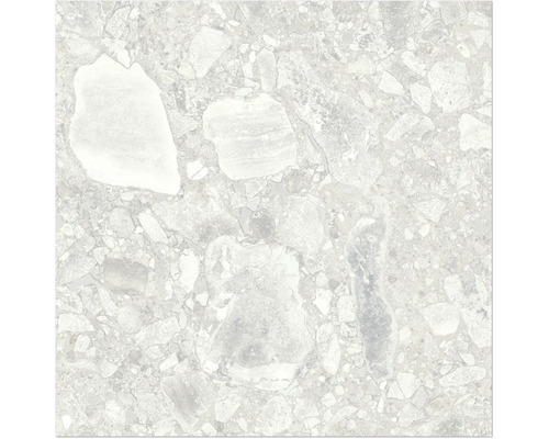 Detailný záber podlahovej dlaždice s kamenným dekorom