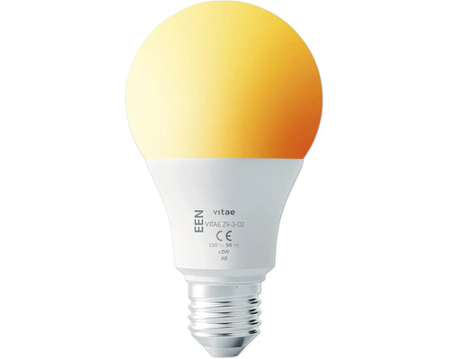Vitae biodynamická žiarovka 3v1 EEN A70 E27 4,9 W 350 lm 1400-2700 K biela Žiarovka s päticou E27