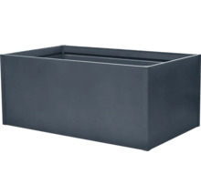 Obdĺžnikový kovový kvetináč