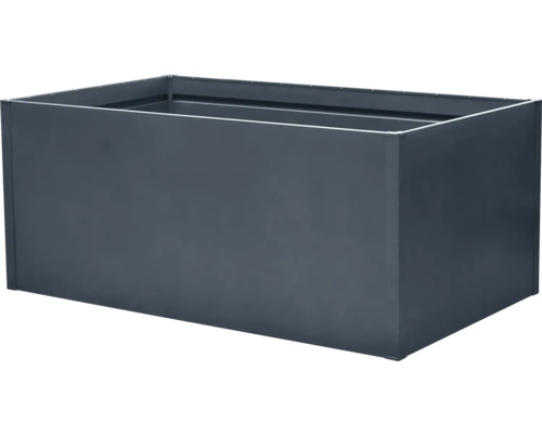 Obdĺžnikový kovový kvetináč