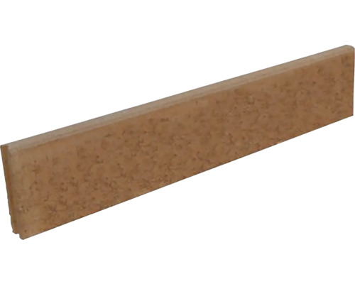 Betónový obrubník parkový 100 x 20 x 5 cm hnedý rovný Drevená podlahová lišta