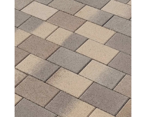 Pokládka obdĺžnikových dlažobných kociek