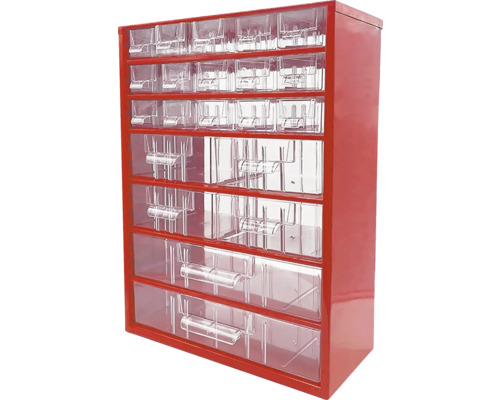 Zásuvkový organizér 09/15S, 4M, 2L Skrinka so zásuvkami na drobné diely