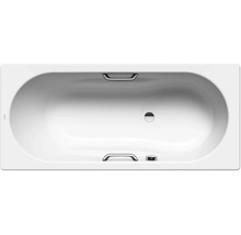 Oválna vaňa s dvoma držadlami a odtokom