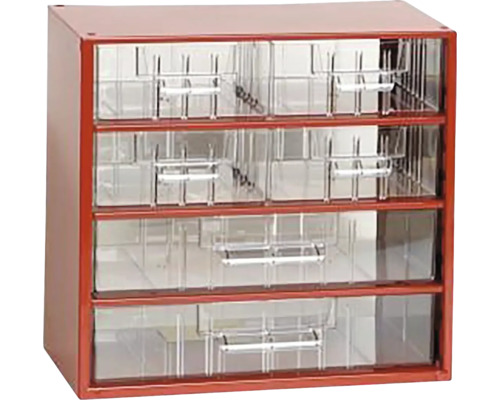 Skrinka so zásuvkami na uloženie