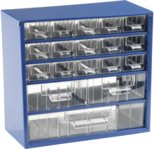 Zásuvkový organizér s transparentnými zásuvkami