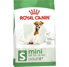 Royal Canin Mini Adult 8+ suché krmivo pre psy, vhodné pre malé psy do 10 kilogramov na udržanie váhy a podporu vitality