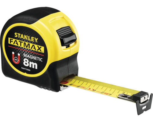 Zvinovací meter Stanley FMHT0-33868 s magnetickým háčikom Stanley Fatmax zvinovací meter, 8 metrov, magnetický