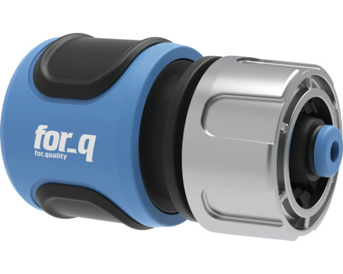 for_q Spojka hadice Premium so stop ventilom Logo for_q Spojka pre záhradnú hadicu