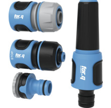 for_q Súprava spojok na záhradnú hadicu so striekacou pištoľou