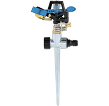 Impulzný zavlažovač z kovu so zemným hrotom