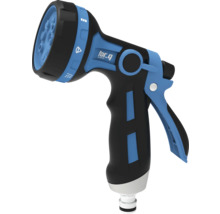 Záhradný postrekovač s rôznymi typmi prúdu