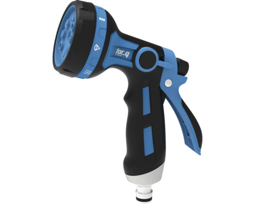 Záhradný postrekovač s rôznymi typmi prúdu