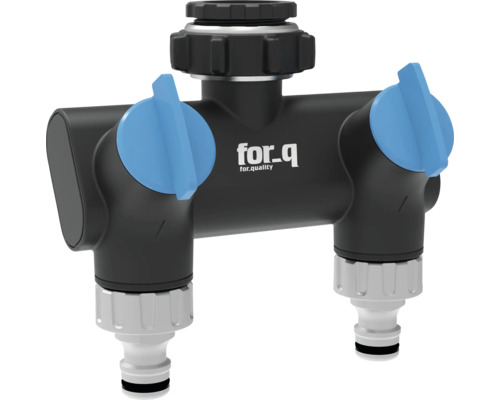 for_q 2cestný rozdeľovač for_q rozdeľovač vody s dvoma výstupmi pre záhradu