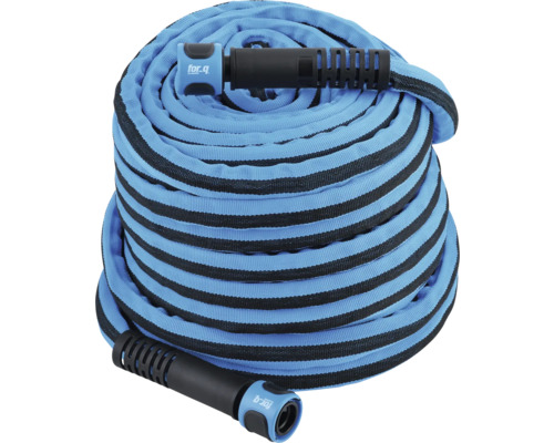 Záhradná hadica s textilným opletením, zrolovaná