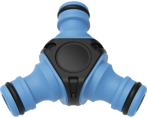 Rozdeľovač záhradnej hadice s tromi prípojkami