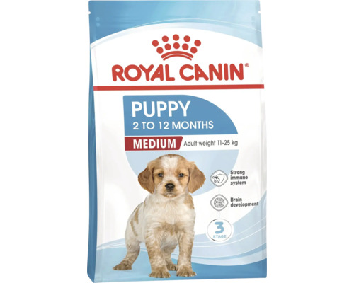 Royal Canin Puppy Medium suché krmivo pre šteňatá od dvoch do dvanástich mesiacov