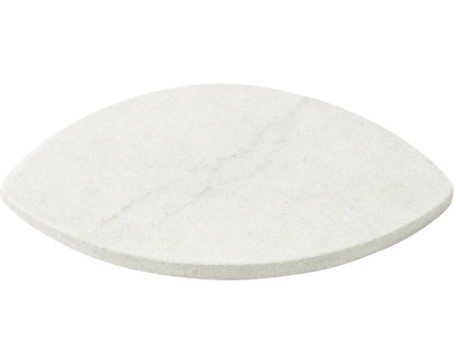 Keramické umývadlo na dosku v tvare listu