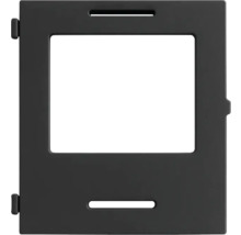 Čierny rám zásuvky na popol