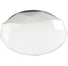 Biele stropné svietidlo s geometrickým dizajnom