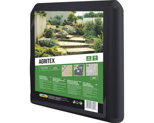 Agrárna textília na ochranu proti burine a stabilizáciu chodníkov, 1,5 x 5 metrov