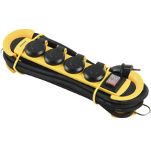 Predlžovací kábel Philips so štyrmi zásuvkami a navijakom kábla