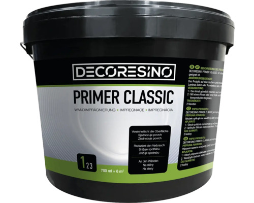 Decoresino Primer Classic impregnácia na steny v čiernom vedre