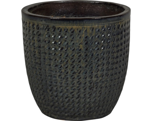 Keramický kvetináč s textúrou