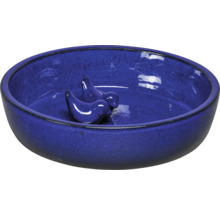 Keramické napájadlo pre vtáky s dvoma figúrkami vtákov