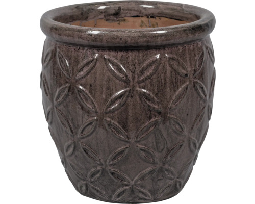 Kvetináč s kvetinovým vzorom