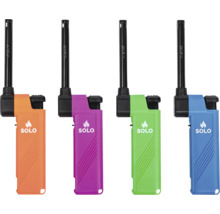 Štyri zapaľovače v rôznych farbách