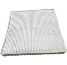 Sivý menčestrový poťah na sedák