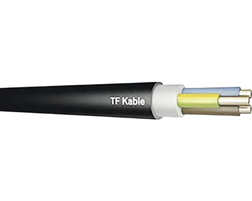 Kábel CYKY-J 3Cx1,5mm² čierny 25 m Kábel TF s tromi vodičmi