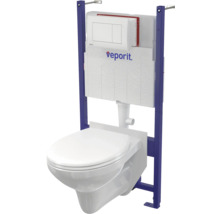 Závesný WC set s inštalačným modulom a ovládacím tlačidlom