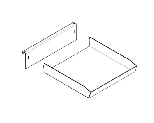 Samostatná vložka do zásuvky na uloženie predmetov