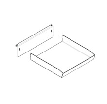 Výkres čela zásuvky a vložky do zásuvky