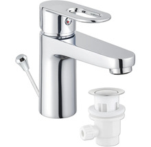 Lesklá armatúra s odtokovou súpravou pre umývadlá