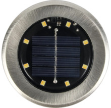 Zápustné bodové svietidlo so solárnym panelom