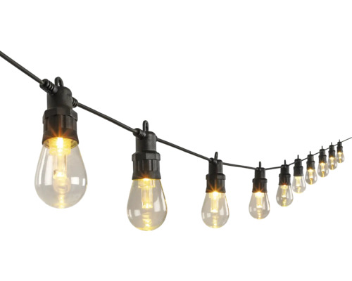 Svetelná reťaz s viacerými žiarovkami