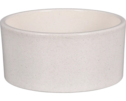 Žardinka ZEUS GRANIT ø 18 cm béžová lesklá Keramický kvetináč