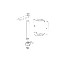 Rozkreslený nákres nábytkového kovania