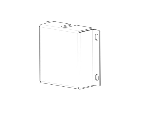 Kryt s otvormi a upevňovacími otvormi