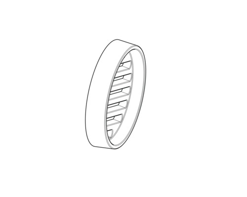 Okrúhly vetrací otvor s lamelami