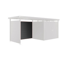 Záhradný domček s bočnou stenou